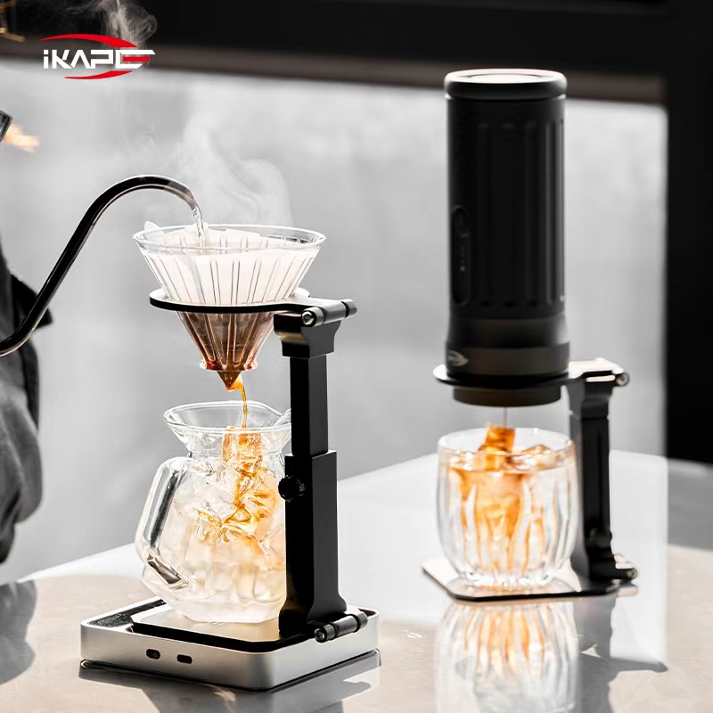Aeropress Coffee Maker - IKAPE Portable Stand,for Hario Filter Papers/Aeropress