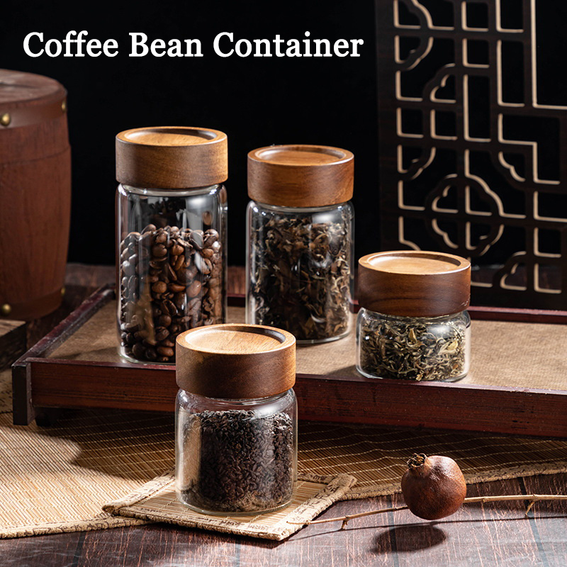Coffee Tea Display - Coffee Beans Storage Container Tube Display
