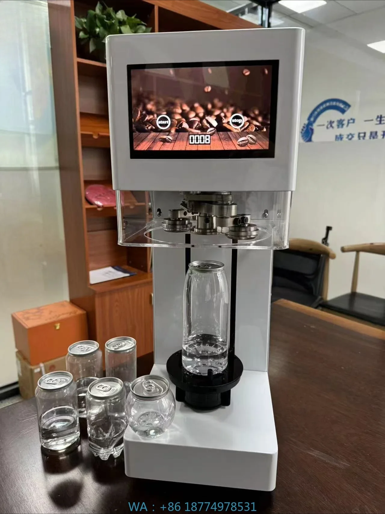 Best Tea Coffee - Seamer PET Can Sealing Machine with