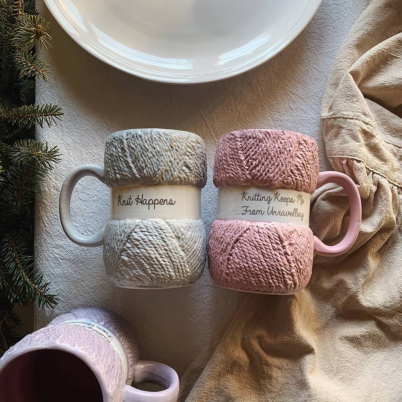 Best Tea Coffee - Creative Colorful Wool Ceramics Mugs coffee
