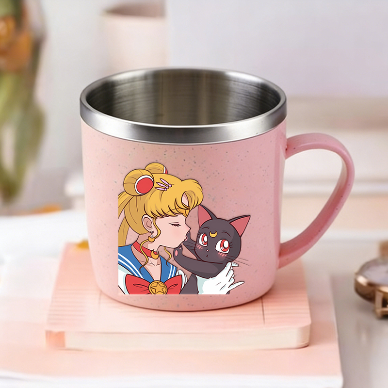 Coffee Y Tea - Cartoon Sailors Moon Kids Milk Mugs