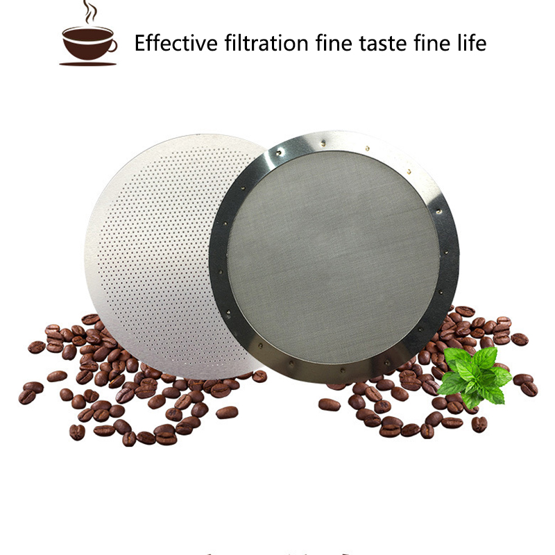 Aeropress Coffee Maker - Stainless Steel Disc Metal Ultra Thin