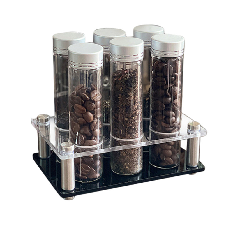 Coffee Tea Display - Coffee Beans Storage Container Portable Coffee