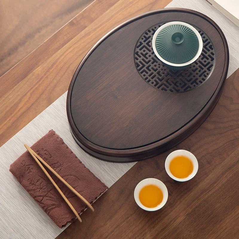 Natural Bamboo Tray, Tea Table - Bamboo Tea Tray ulasan dan harga