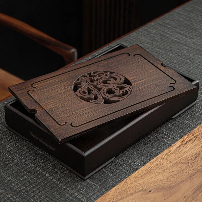 Natural Bamboo Tray, Tea Table - Bamboo Tea Tray ulasan dan harga