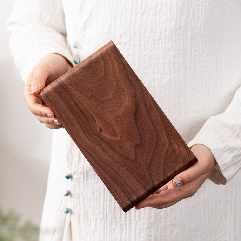 Practical Rectangular Walnut T - Coffee Tea Display ulasan dan harga