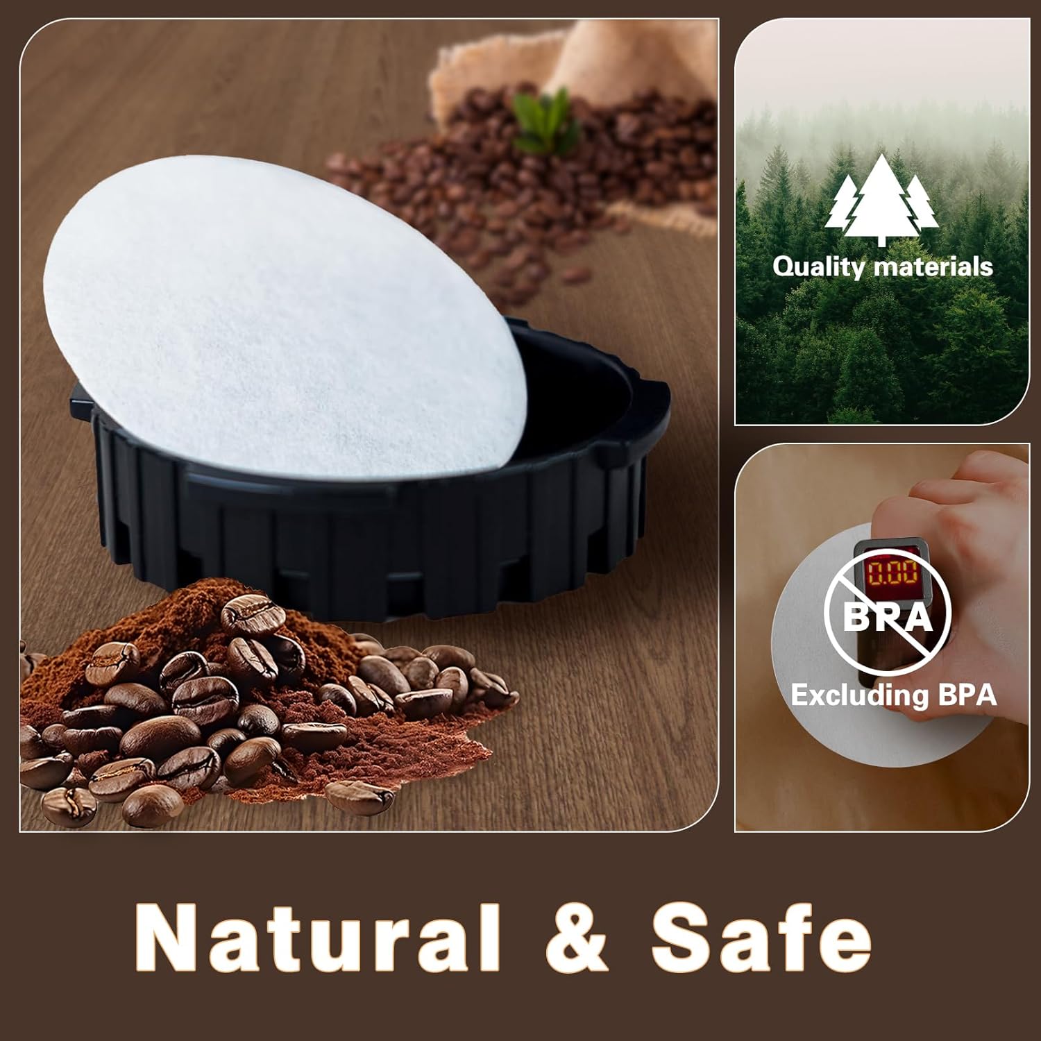 Round Coffee Filters, Compatib - Aeropress Coffee Maker ulasan dan harga