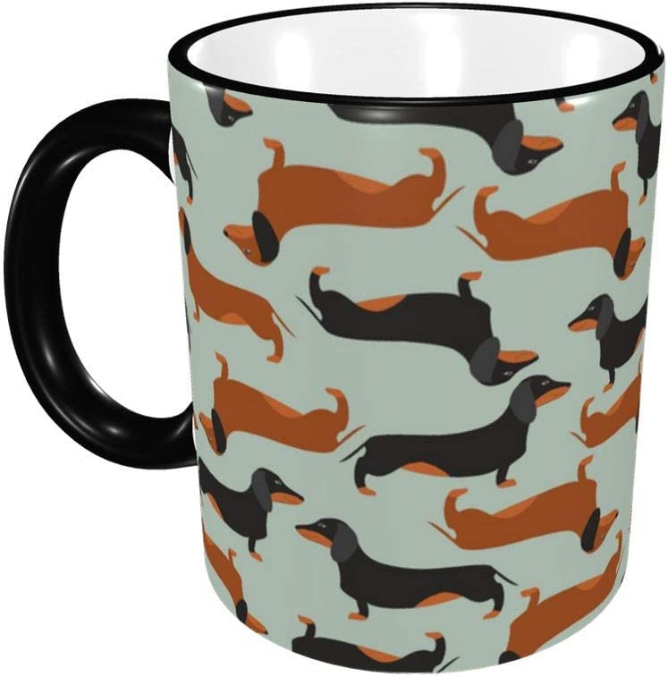 Black and Brown Dachshund Cera - Best Tea Coffee ulasan dan harga