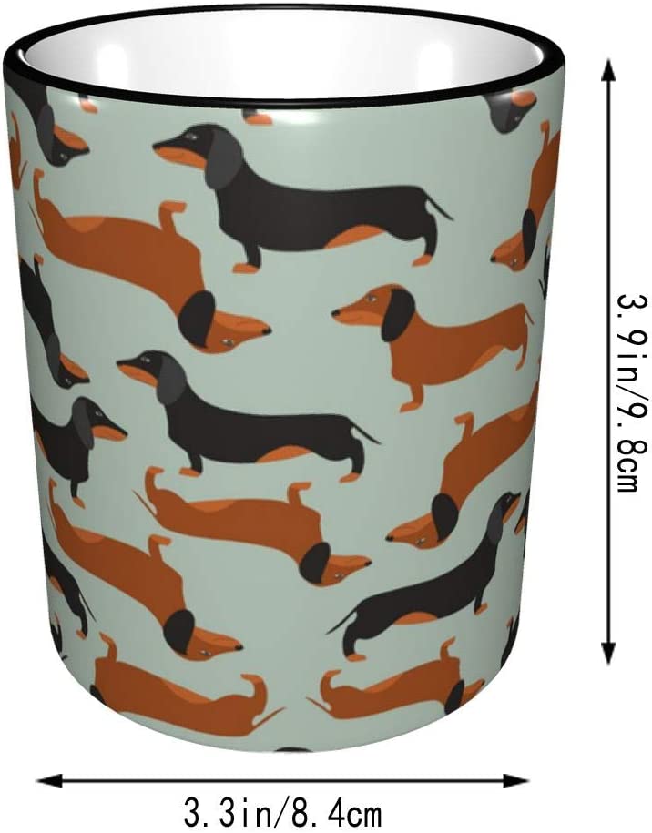 Black and Brown Dachshund Cera - Best Tea Coffee ulasan dan harga
