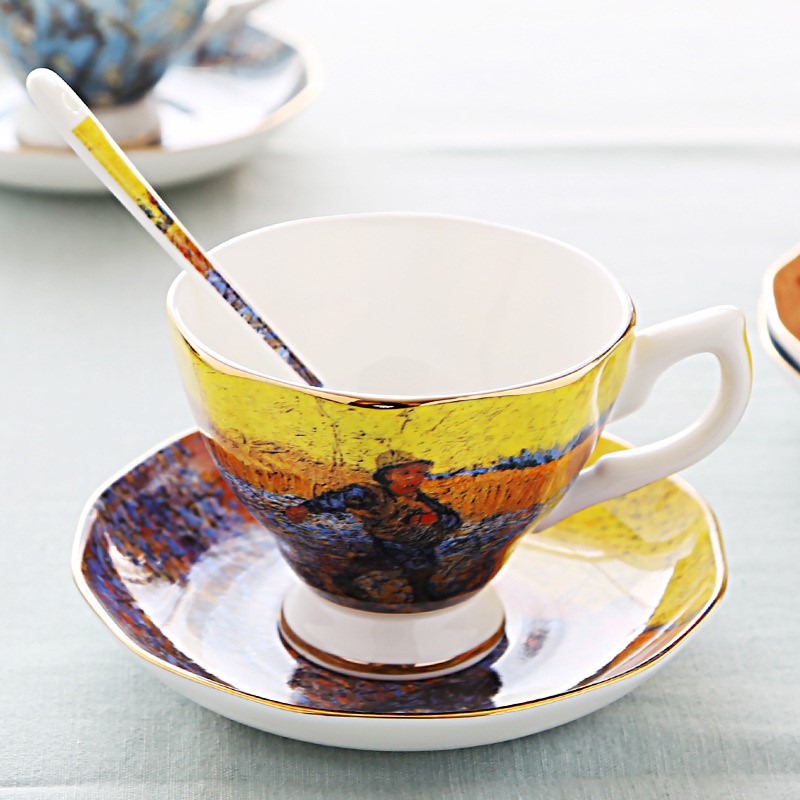 Van Gogh Art Painting Coffee M - Coffee Tea Van ulasan dan harga