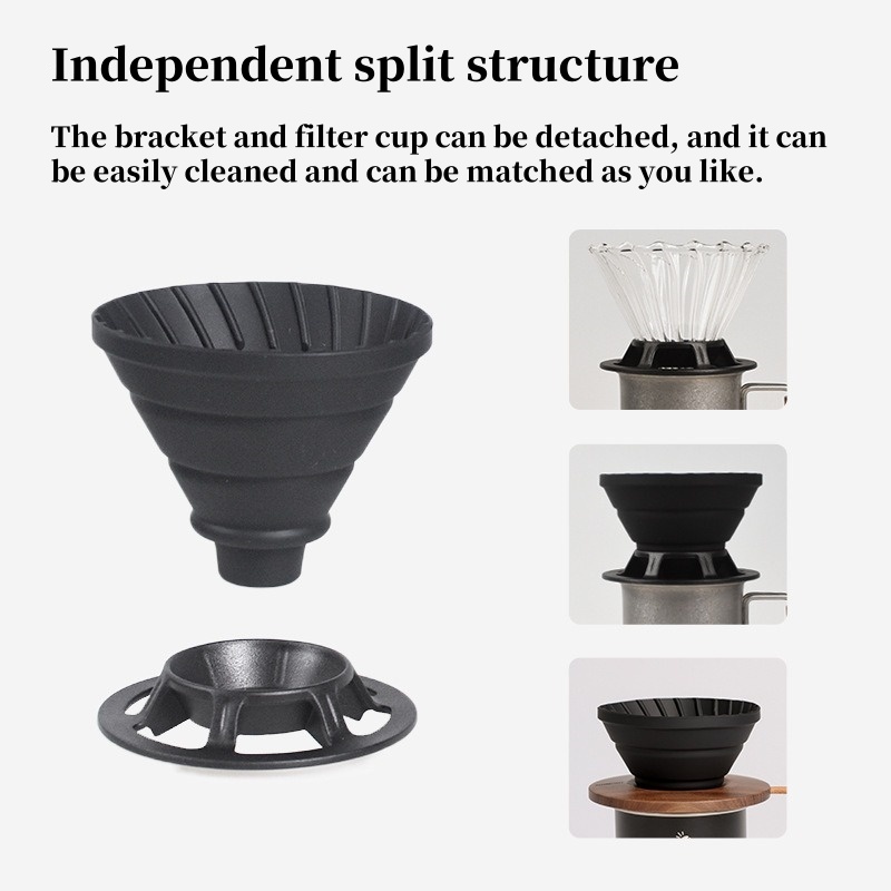 Collapsible Coffee Filter Port - Tea Coffee Pot Set ulasan dan harga