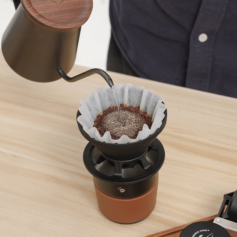 Collapsible Coffee Filter Port - Tea Coffee Pot Set ulasan dan harga