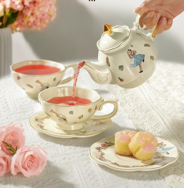 Alice Ceramic Tea and Coffee S - Tea Coffee Pot Set ulasan dan harga