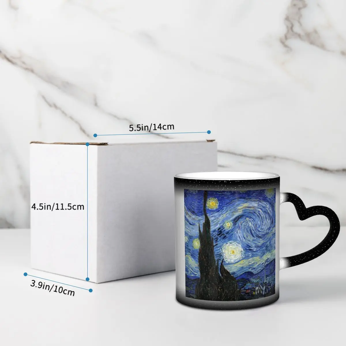 Van Gogh Mug Funny Ceramic Cof - Coffee Tea Van ulasan dan harga