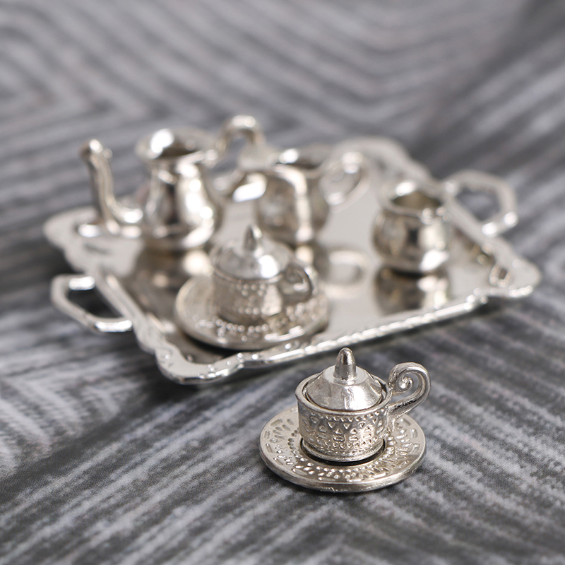 10pcs/Set 1/12 Dollhouse Minia - Coffee Y Tea ulasan dan harga