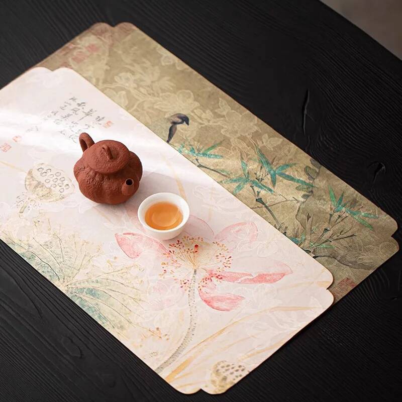 Chinese Cloud Silk Green Bambo - Bamboo Tea Tray ulasan dan harga
