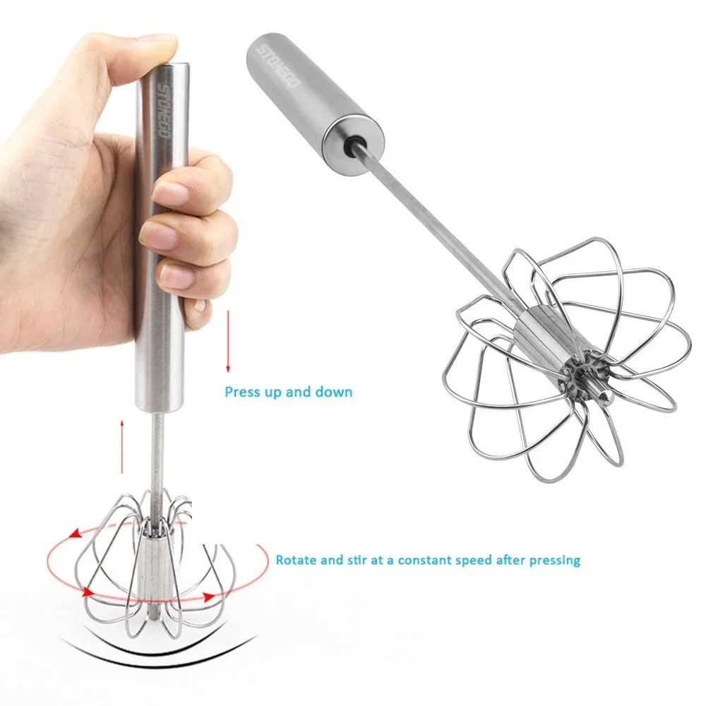 Manual Pressure Rotary Blender - Coffee Tea Press ulasan dan harga