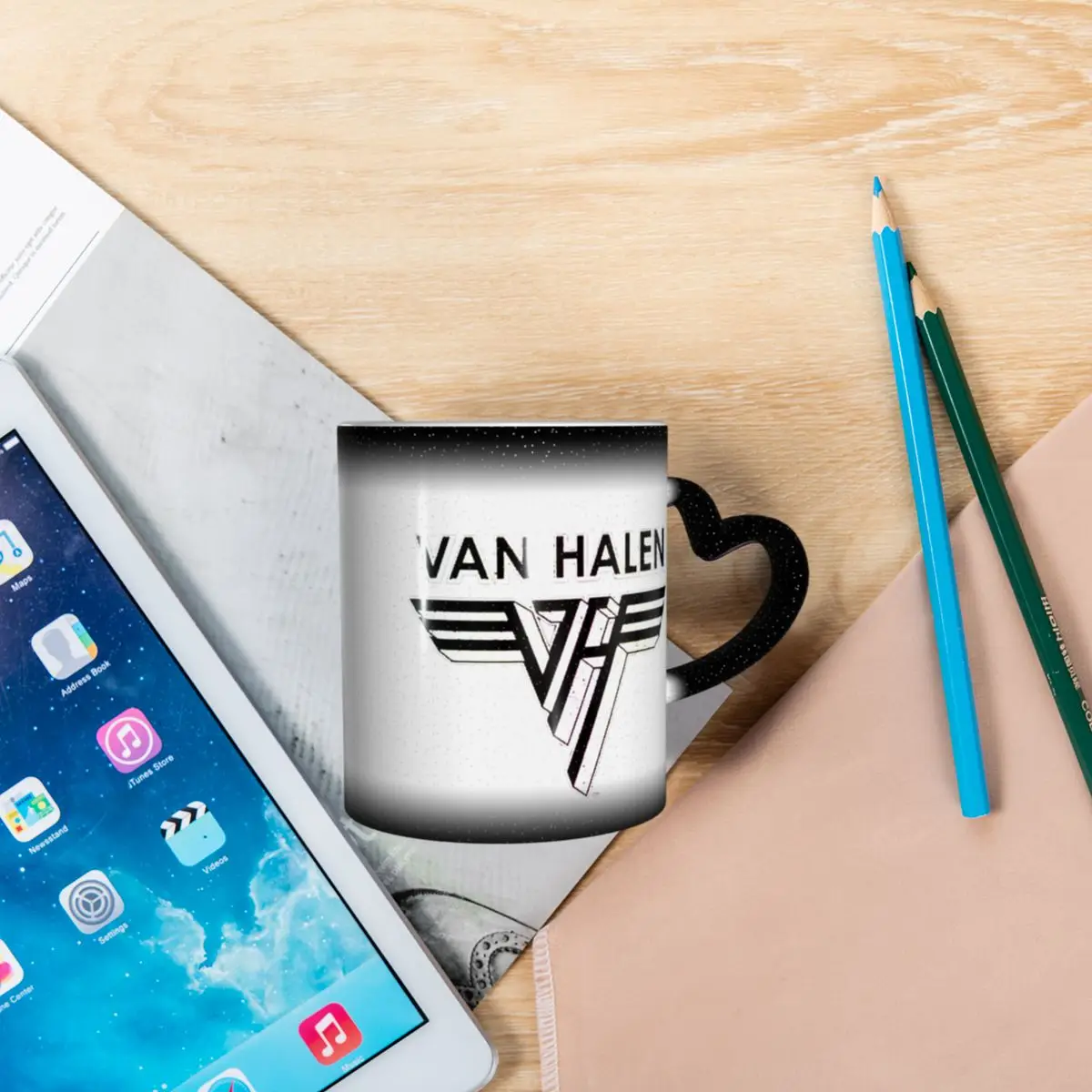 Van Halen 5150 Logo Mug Funny  - Coffee Tea Van ulasan dan harga