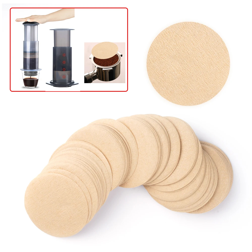 57mm/63mm Coffee Filter Paper  - Aeropress Coffee Maker ulasan dan harga