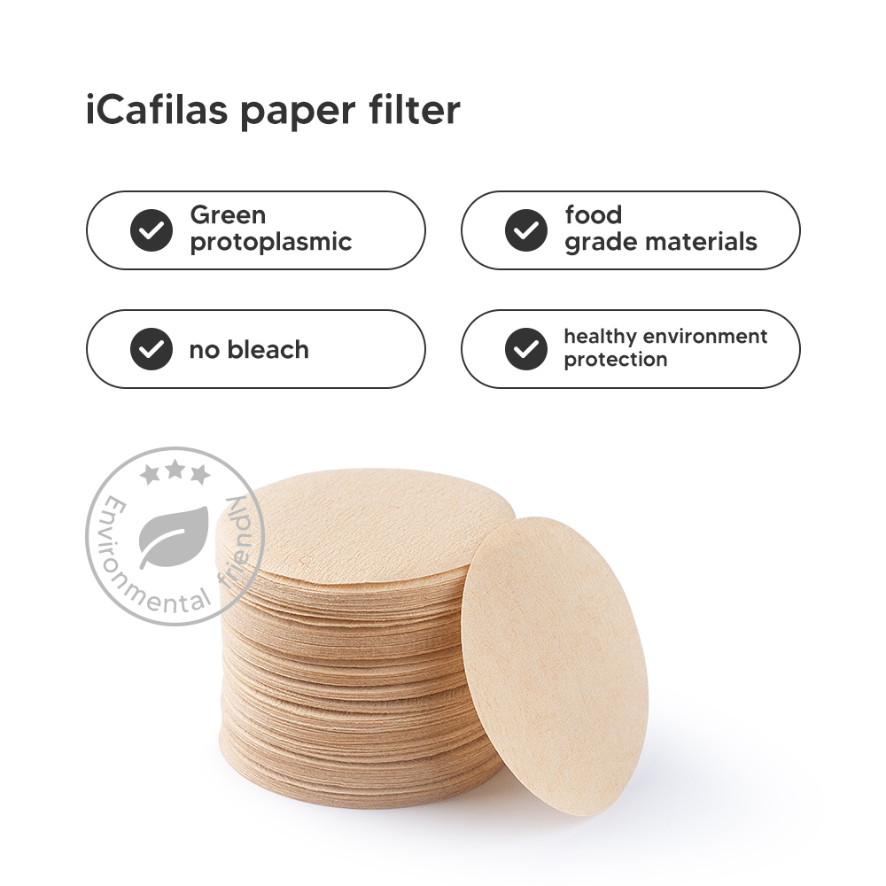 57mm/63mm Coffee Filter Paper  - Aeropress Coffee Maker ulasan dan harga