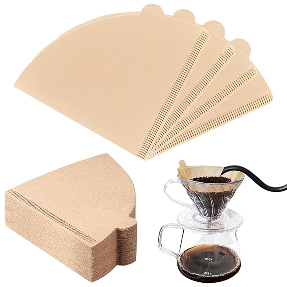 100PCS Coffee Filter Paper V-S - Coffee Tea Catering ulasan dan harga