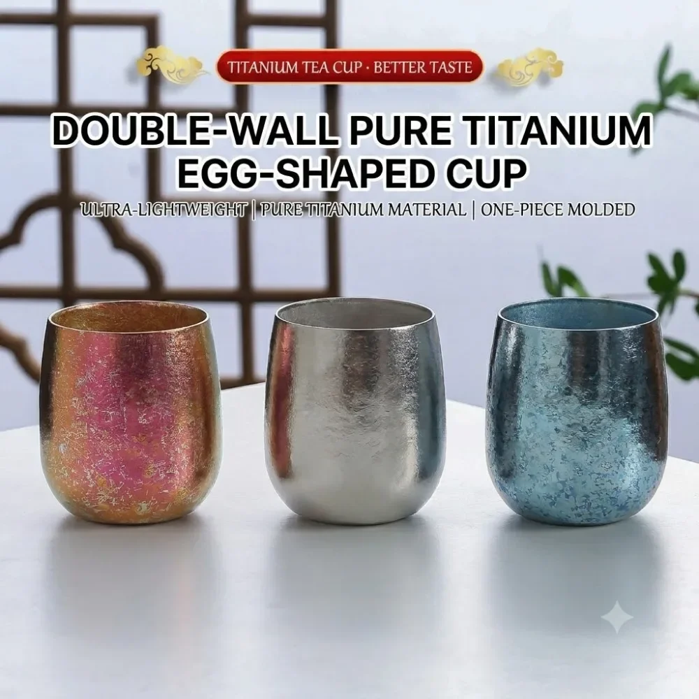 Pure Titanium Double-Wall Coff - Double Wall Mug ulasan dan harga
