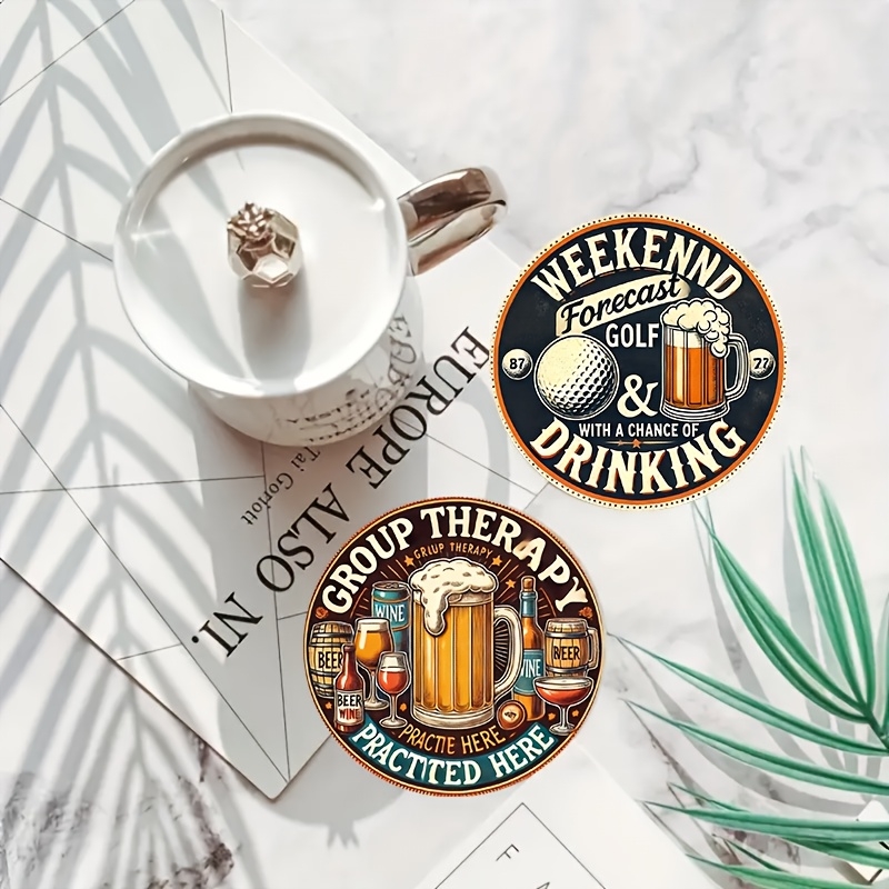 6pcs 10cm Wooden Vintage Beer  - Coffee Y Tea ulasan dan harga