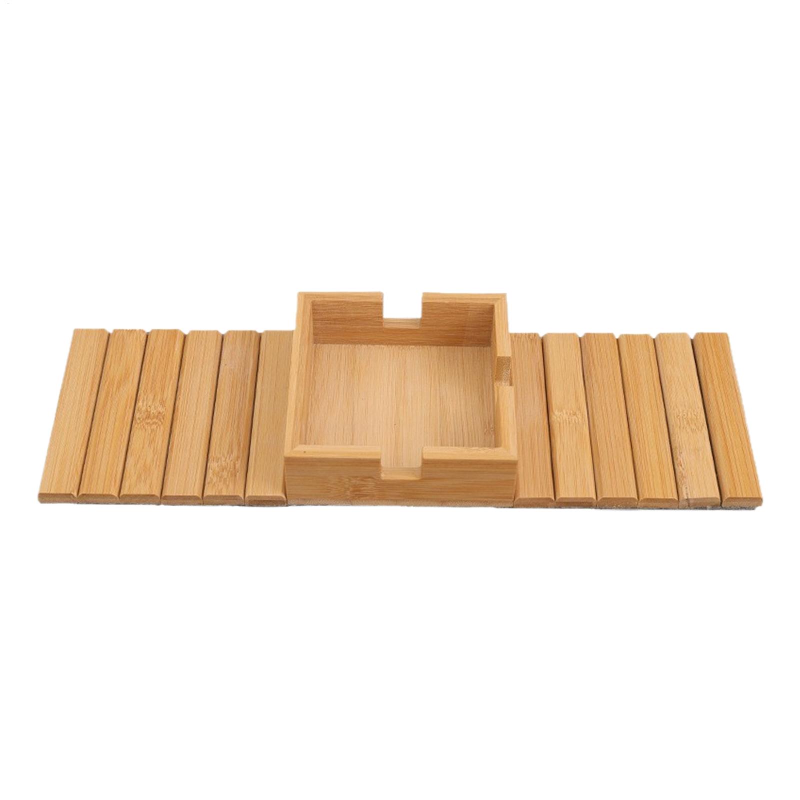 Couch Cup Holder Wood Sofa Arm - Bamboo Tea Tray ulasan dan harga