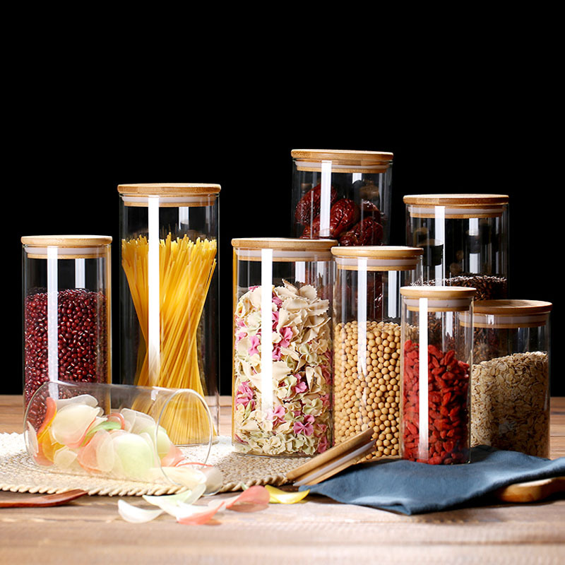 Glass Food Storage Jars with A - Coffee Tea Leaf And Bean ulasan dan harga