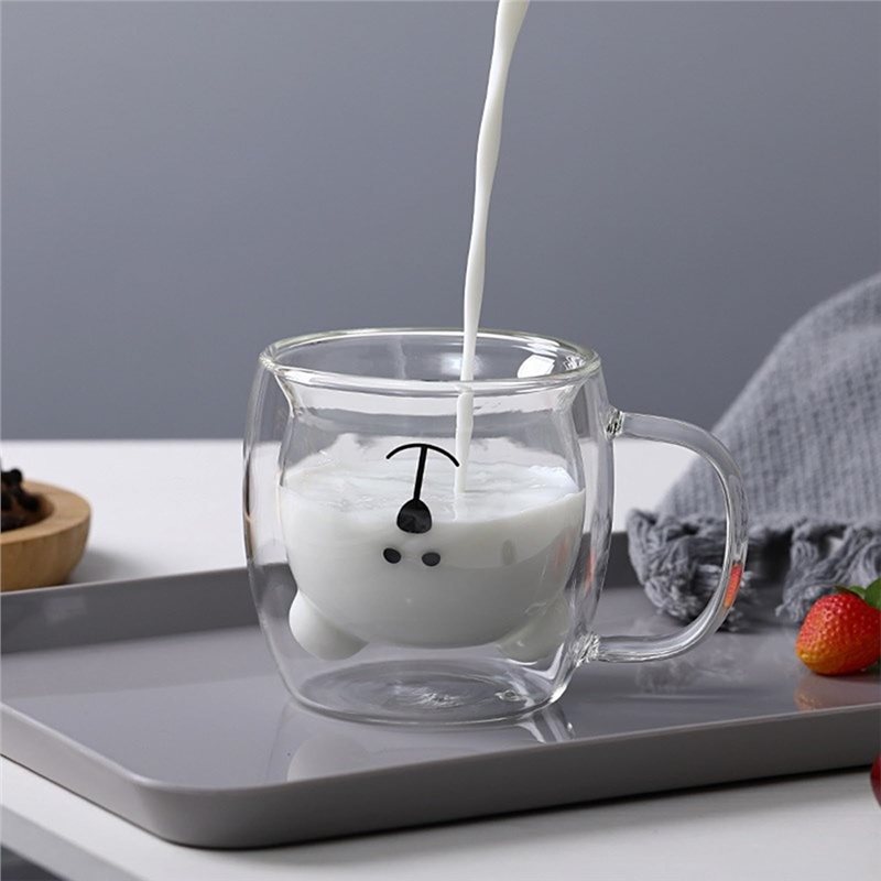 A76I-Cute Bear Design 2 Pack D - Double Wall Mug ulasan dan harga