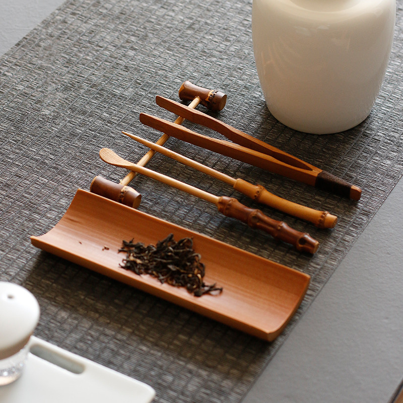 3/4/5Pcs Bamboo Carbonized Tea - Bamboo Tea Tray ulasan dan harga
