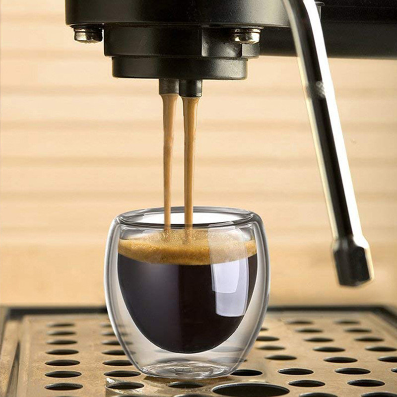 Double Walled Glass Coffee Mug - Double Wall Mug ulasan dan harga