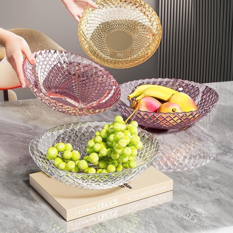 Clear Flower Shaped Fruit Plat - Coffee Tea Display ulasan dan harga