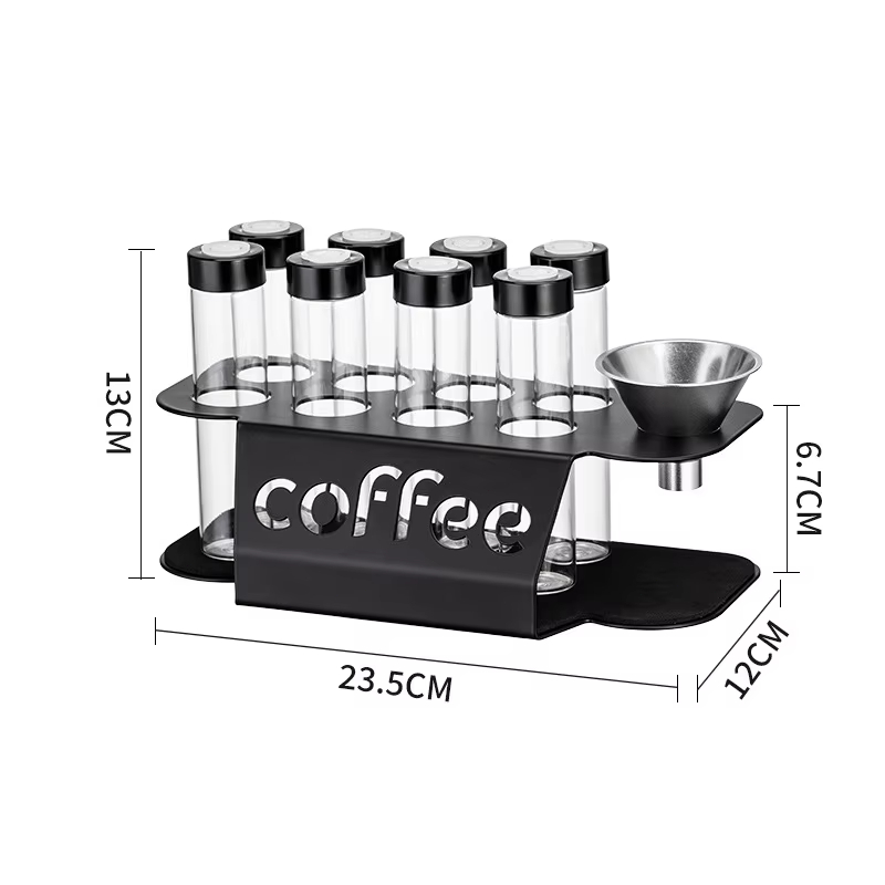 Coffee Beans Container Tube Di - Coffee Tea Display ulasan dan harga