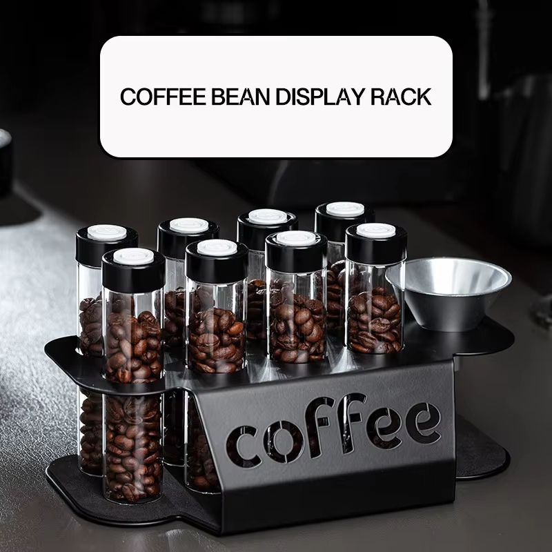 Coffee Beans Container Tube Di - Coffee Tea Display ulasan dan harga