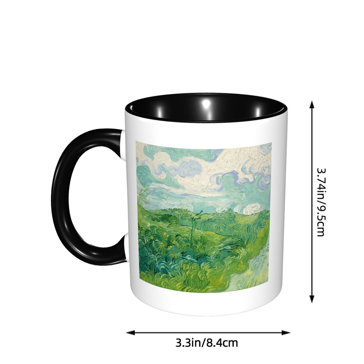Green Wheat Fields, Auvers, Vi - Coffee Tea Van ulasan dan harga