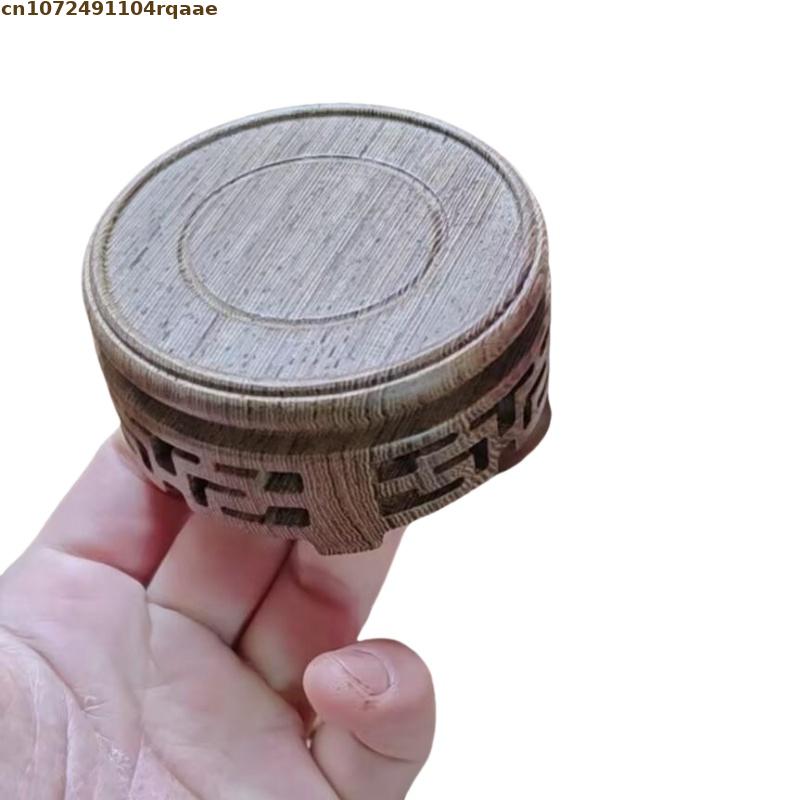Exquisite Miniature Round Wood - Coffee Tea Display ulasan dan harga