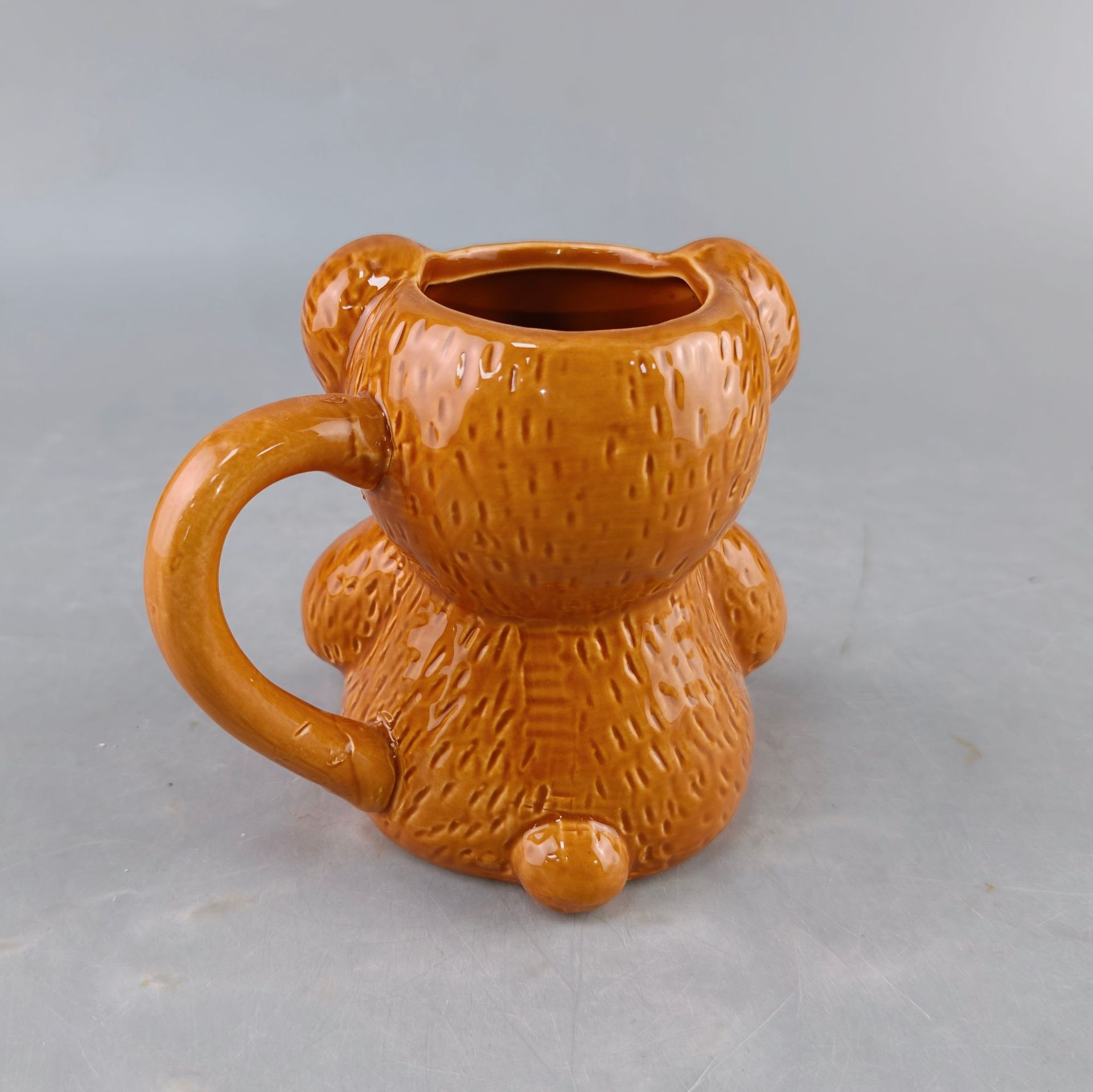Pink Bowknot Brown Bear Cerami - Best Tea Coffee ulasan dan harga