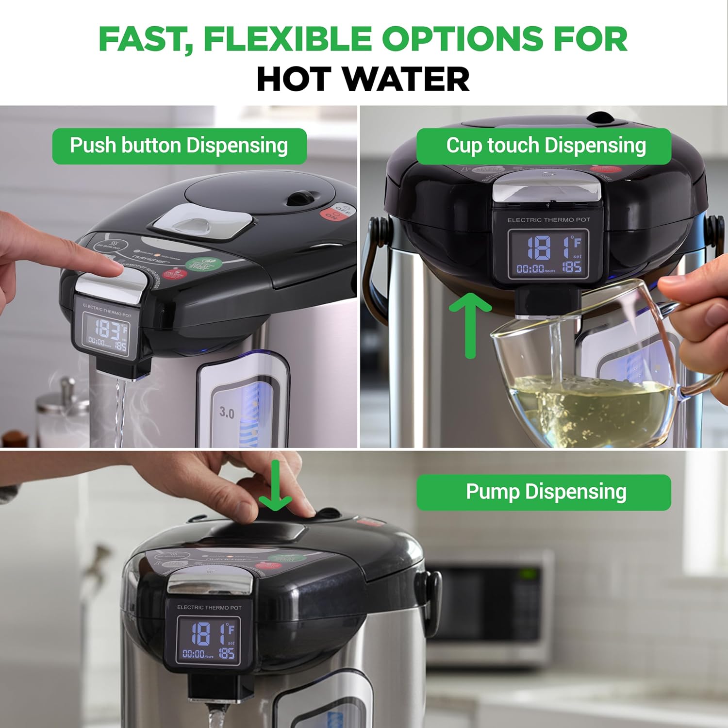 4L Electric Hot Water Dispense - Coffee Tea Display ulasan dan harga