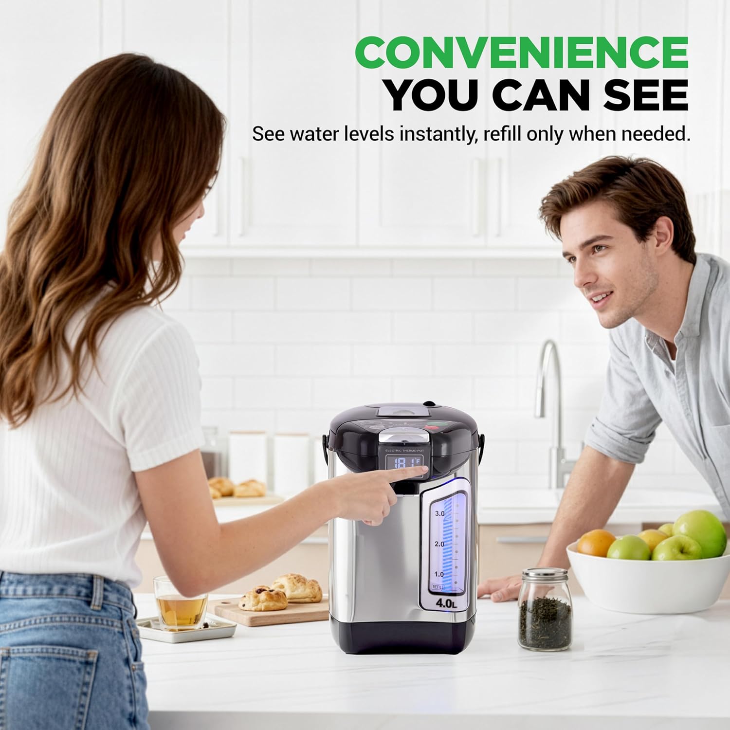 4L Electric Hot Water Dispense - Coffee Tea Display ulasan dan harga