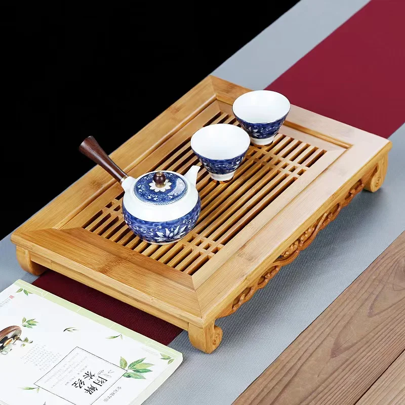 Chinese Natural Bamboo Tea Tra - Bamboo Tea Tray ulasan dan harga