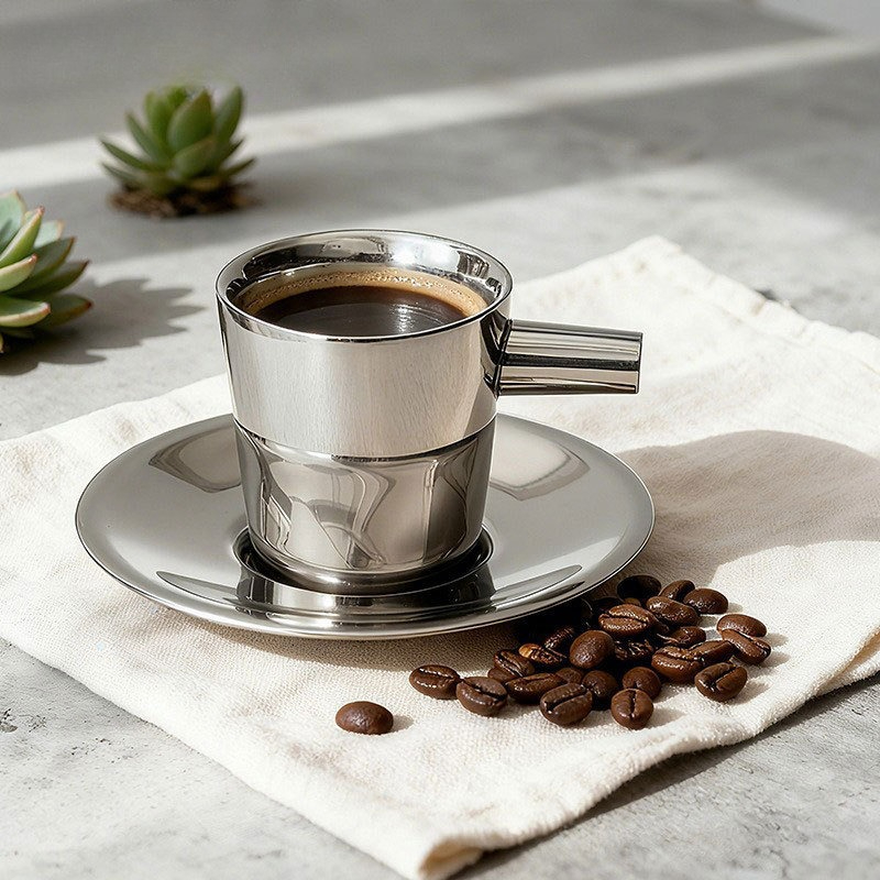 2 pack Stainless Steel Coffee  - Double Wall Mug ulasan dan harga