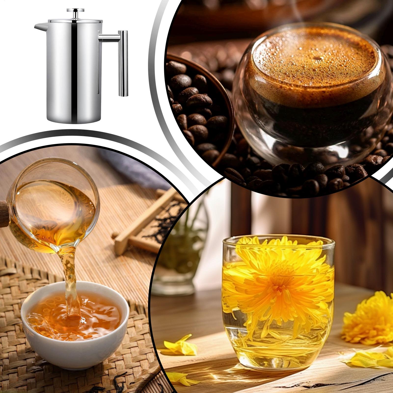Coffee Maker Press Pot Non-Sli - Coffee Tea Press ulasan dan harga