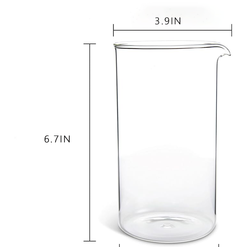Borosilicate 3.3 Glass Univers - Coffee Tea Press ulasan dan harga