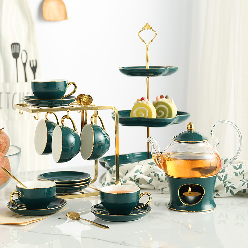 Nordic Ceramic Tea Set Porcela - Tea Coffee Pot Set ulasan dan harga