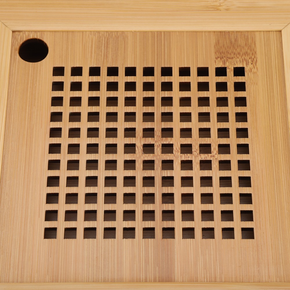 Square Design Kongfu Tea Tray  - Bamboo Tea Tray ulasan dan harga