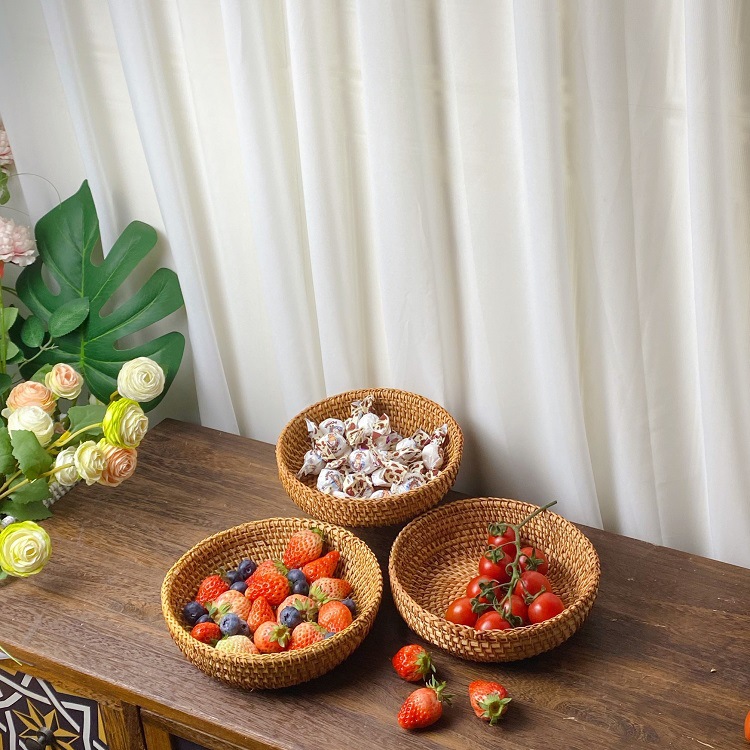 Vietnam Rattan Fruit Basket Te - Coffee Tea Vietnam ulasan dan harga