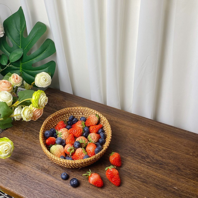 Vietnam Rattan Fruit Basket Te - Coffee Tea Vietnam ulasan dan harga