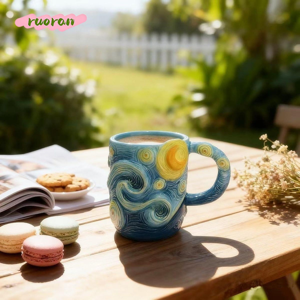 Van Gogh Starry Night Mug Crea - Coffee Tea Van ulasan dan harga