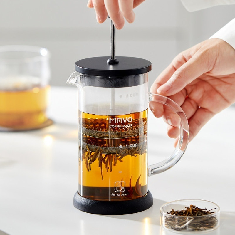 MAVO French Press Coffee Maker - Coffee Tea Press ulasan dan harga